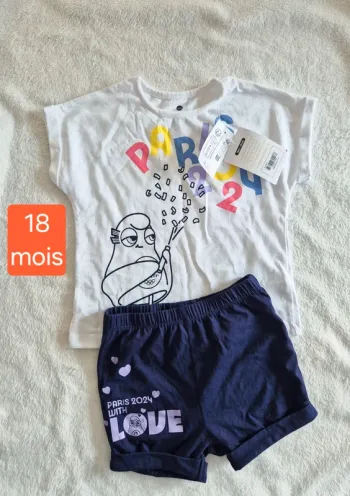 Ensemble short t shirt Jo paris 2024