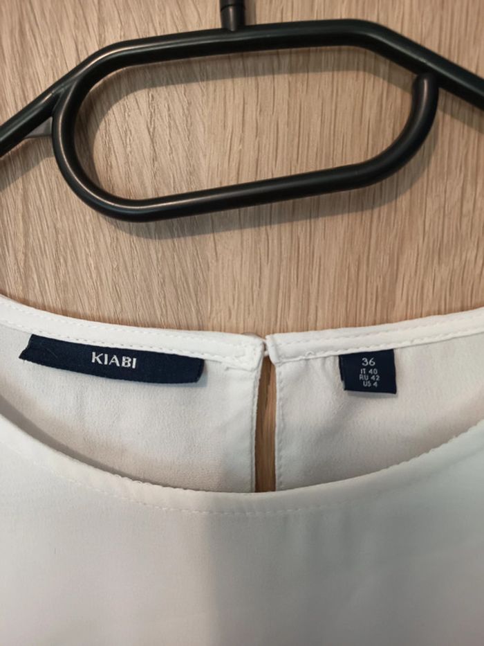 Robe blanche neuve Kiabi - Taille S 36 - photo numéro 7