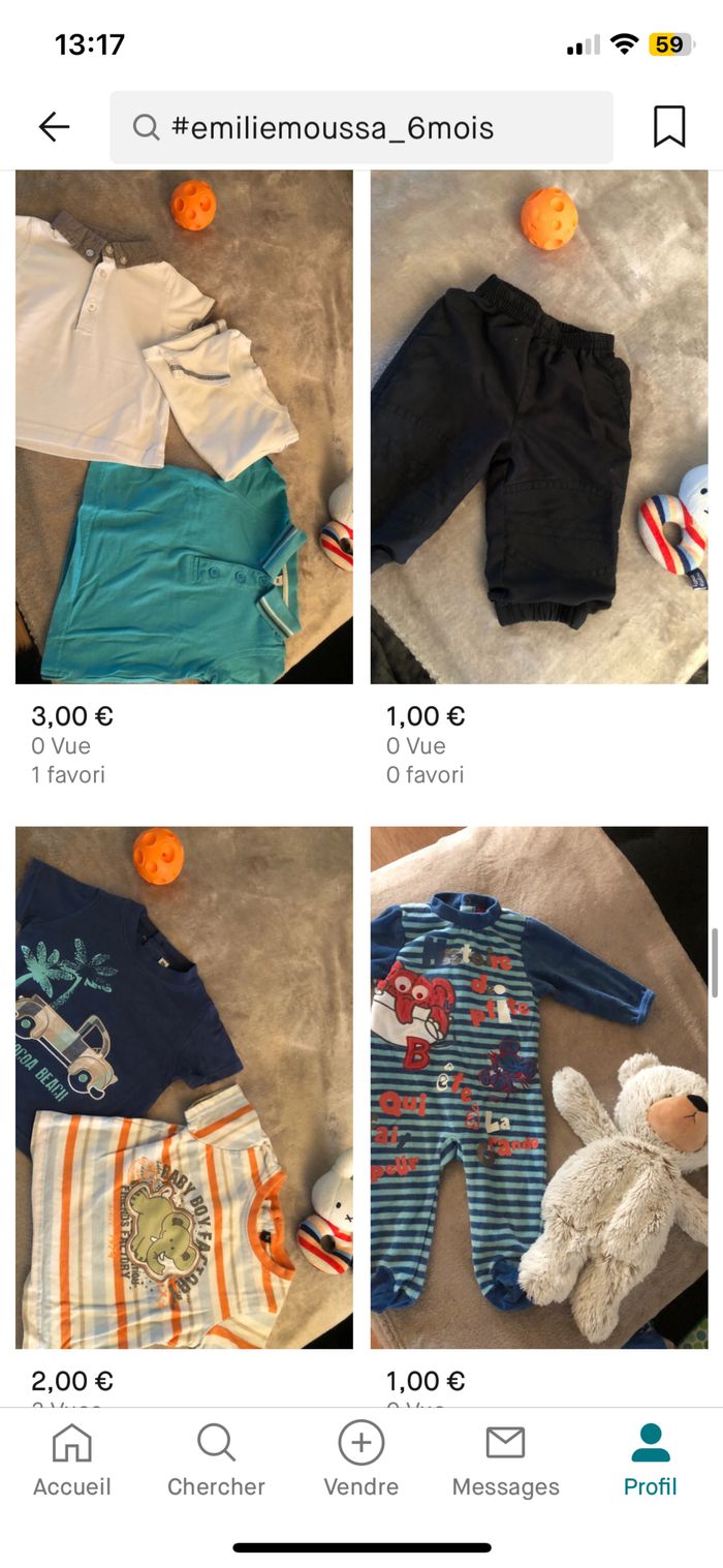 Vend vêtements garçon 6 mois - photo numéro 6