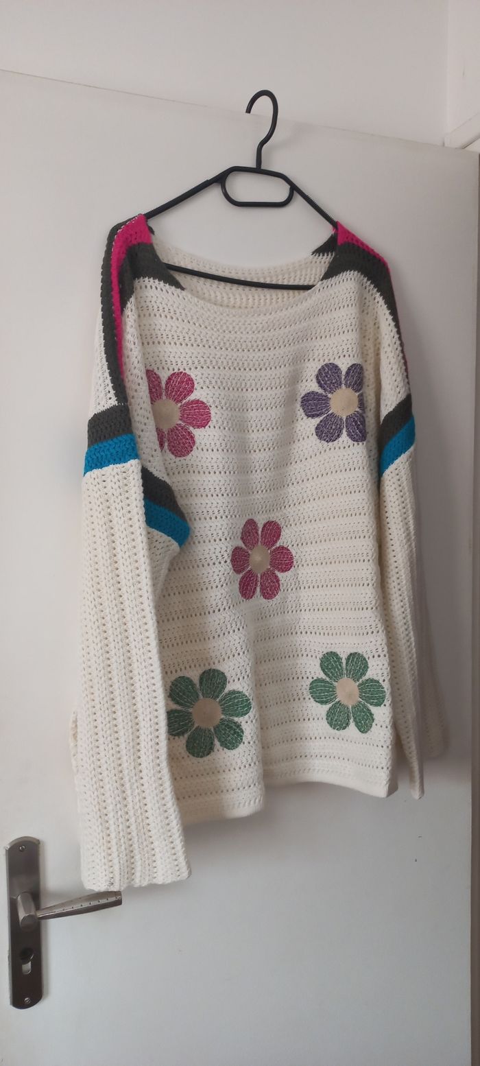 Pull style crochet - photo numéro 6