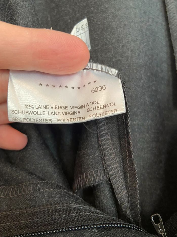 Pantalon laine sèche anthracite Weill taille 44 - photo numéro 5