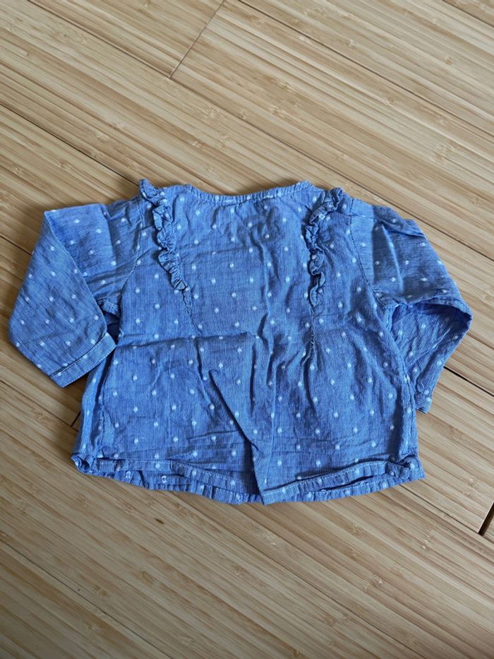 Blouse bleu - photo numéro 4
