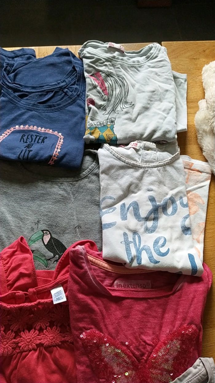 12 tee shirt filles 6 ans manches courtes - photo numéro 4