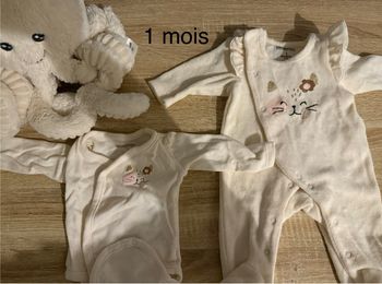 Ensemble body et pyjama chat