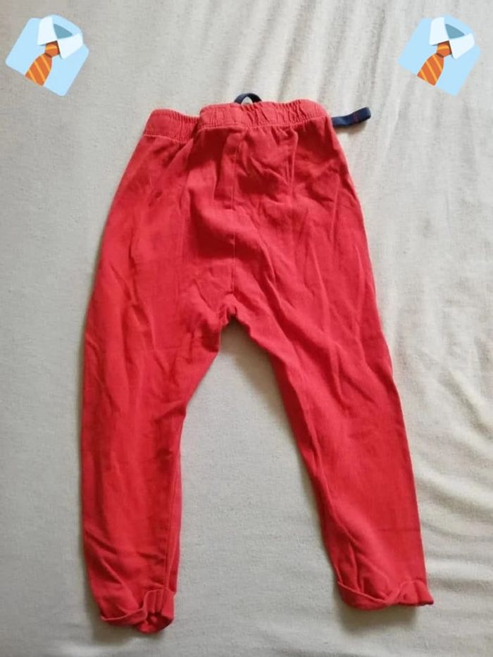 Pantalon Rouge "Nextenso" - Taille 86 cm - photo numéro 2
