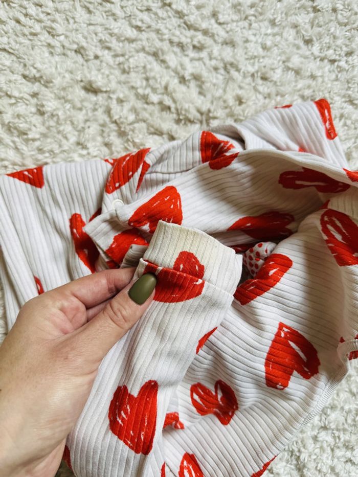 Pijama coeurs 9/12 mois - photo numéro 2