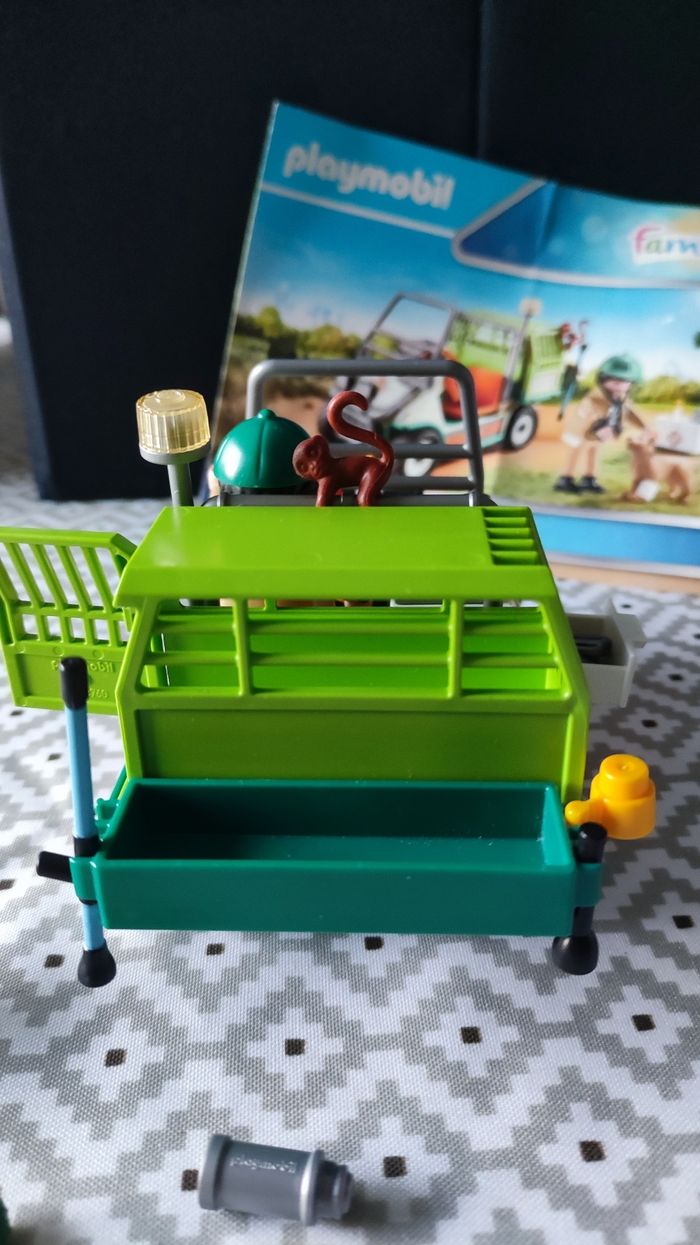 Vétérinaire avec véhicule tout terrain PLAYMOBIL complet sans boîte - photo numéro 4