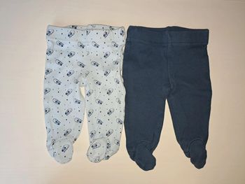 Lot de 2 leggings bébé garçon 3 mois