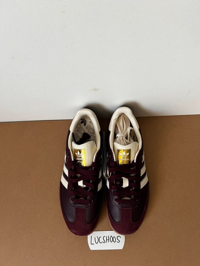 Adidas Samba Maroon Gold Metallic - 38,5 - photo numéro 4