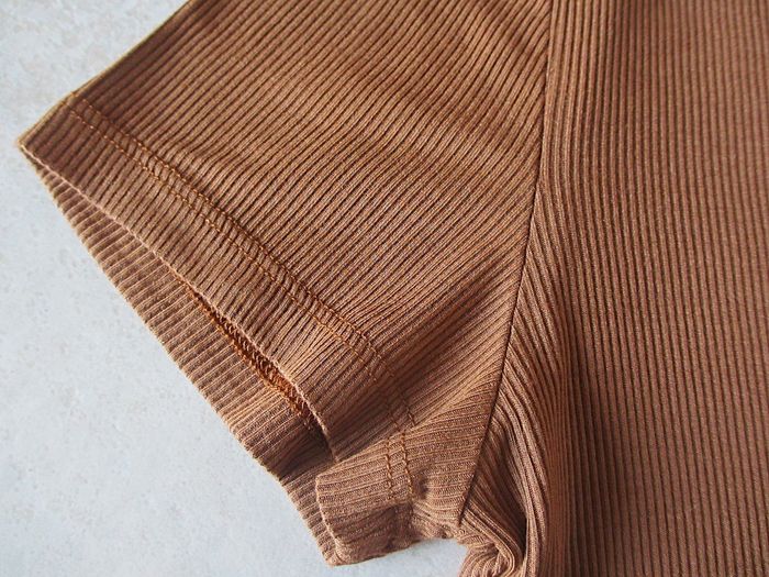 T-shirt manches courtes femme camel - Taille M - photo numéro 2