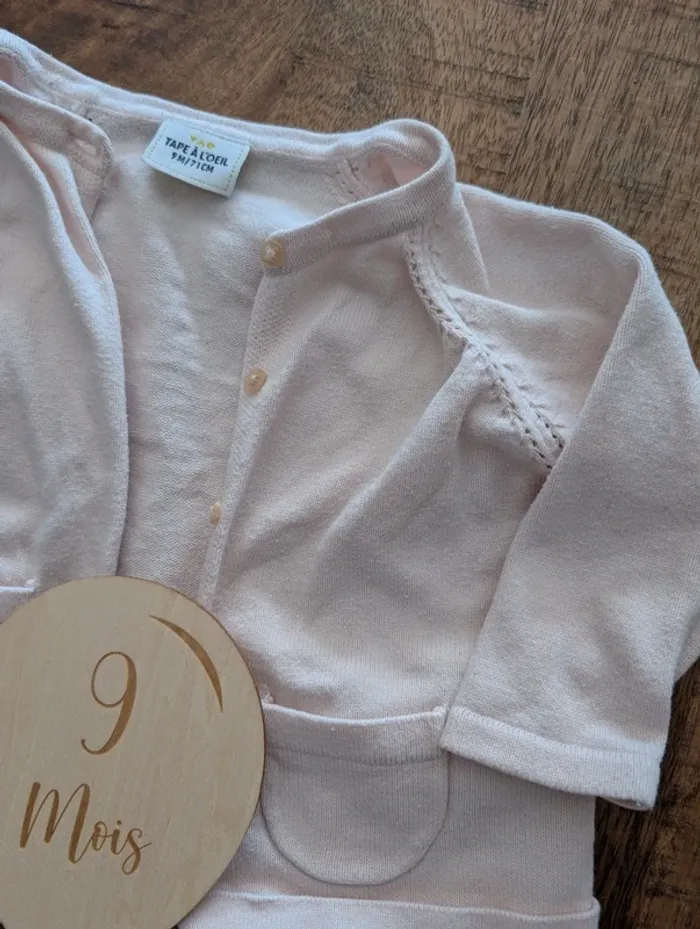 Gilet rose pâle - photo numéro 2
