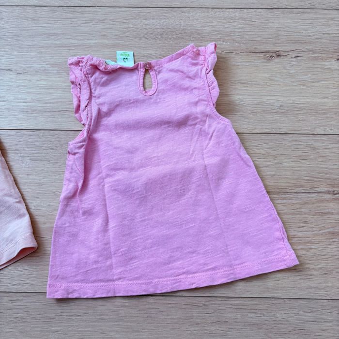 Lot de 2 débardeurs fille 12 mois Disney Baby Minnie & Orchestra Marie - photo numéro 5