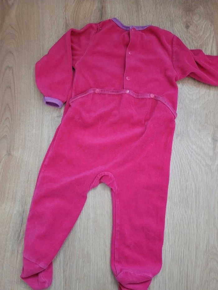 Pyjama velours Pommette 18 mois - photo numéro 4