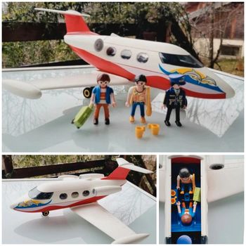 Playmobil Summer Fun 6081, Avion 🛫avec pilote et touristes