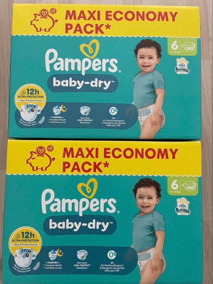 Pampers taille 6