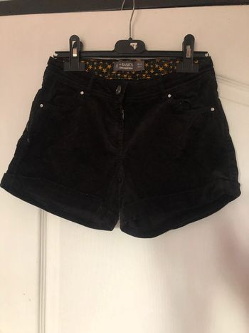 Short en velours