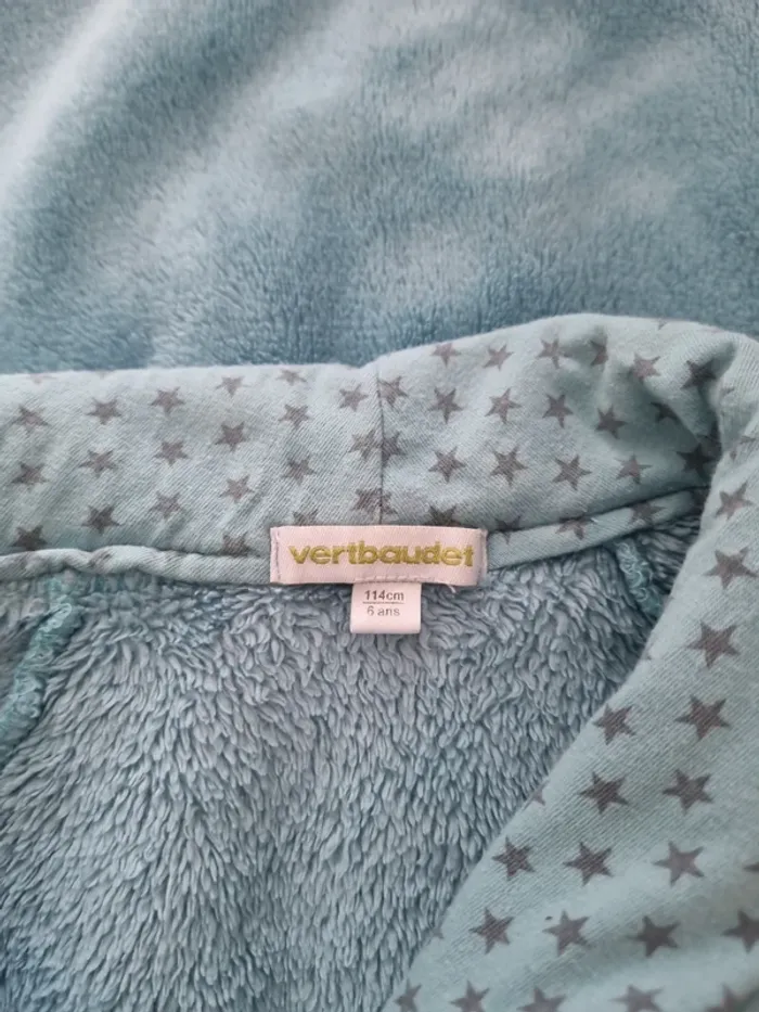 Peignoir velours Vertbaudet 6ans - photo numéro 3