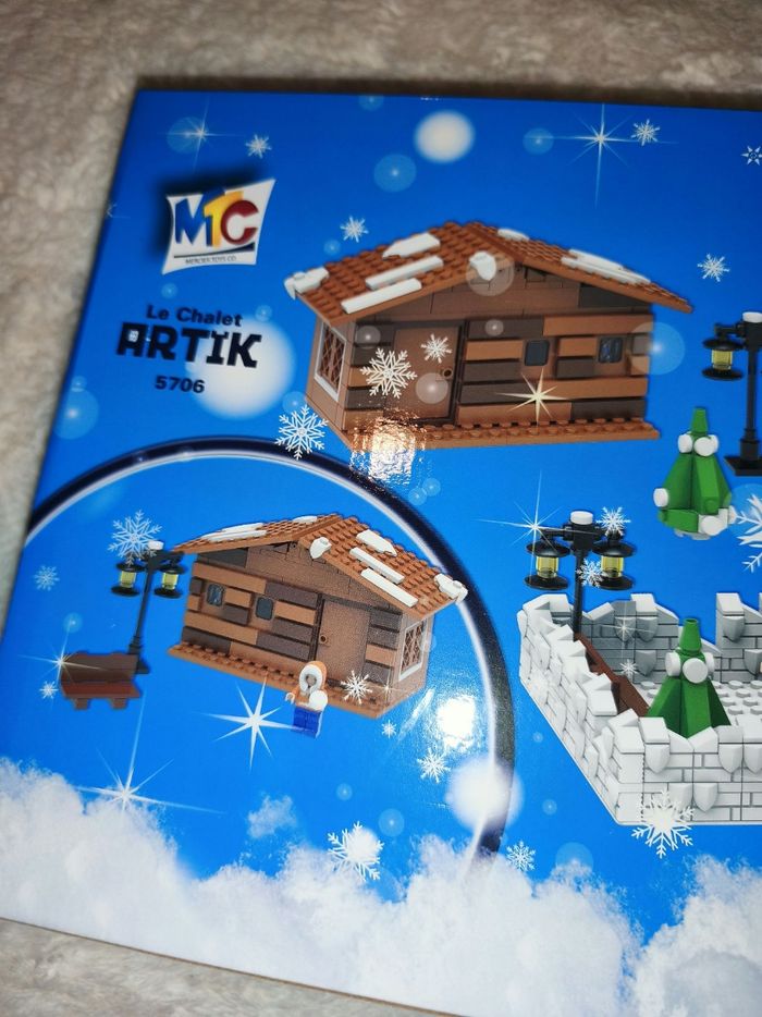 Jeu de construction chalet montagne - photo numéro 4