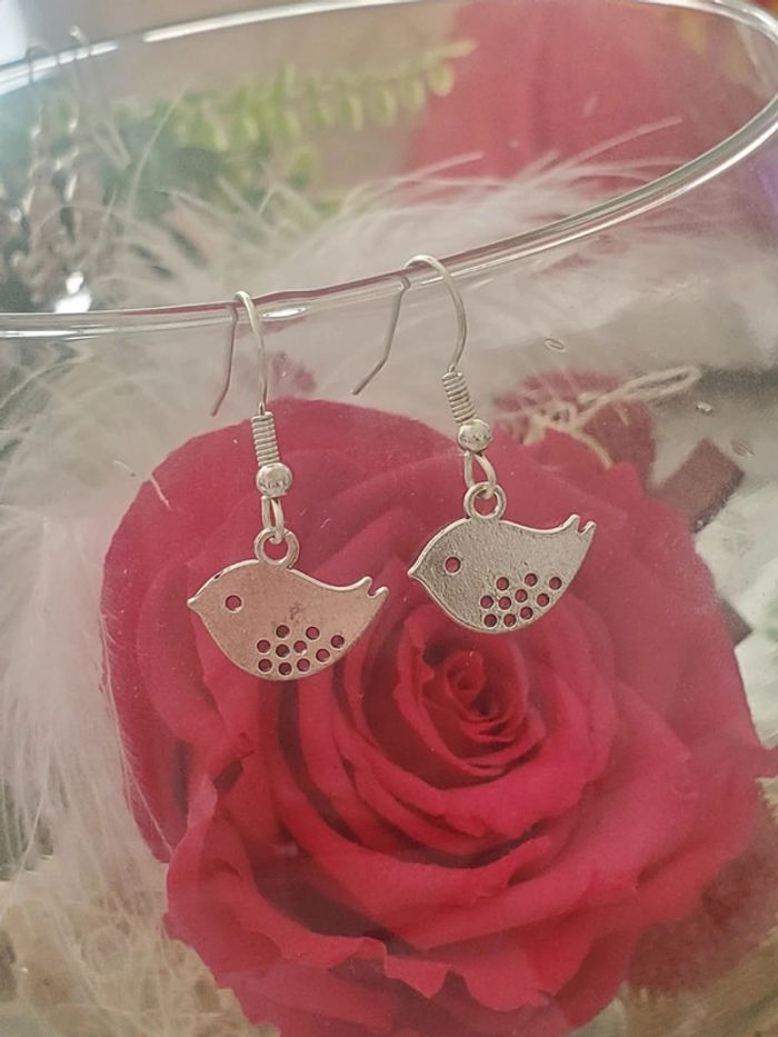 boucles d'oreilles oiseaux