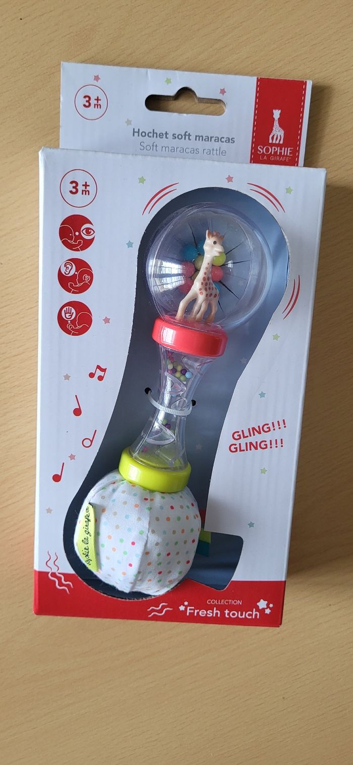 Neuf - Hochet Sophie la  girafe