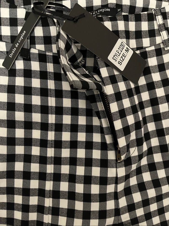 Ensemble tailleur pantalon à carreaux - photo numéro 6