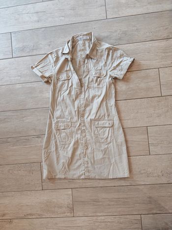 Chemisier long beige femme taille L