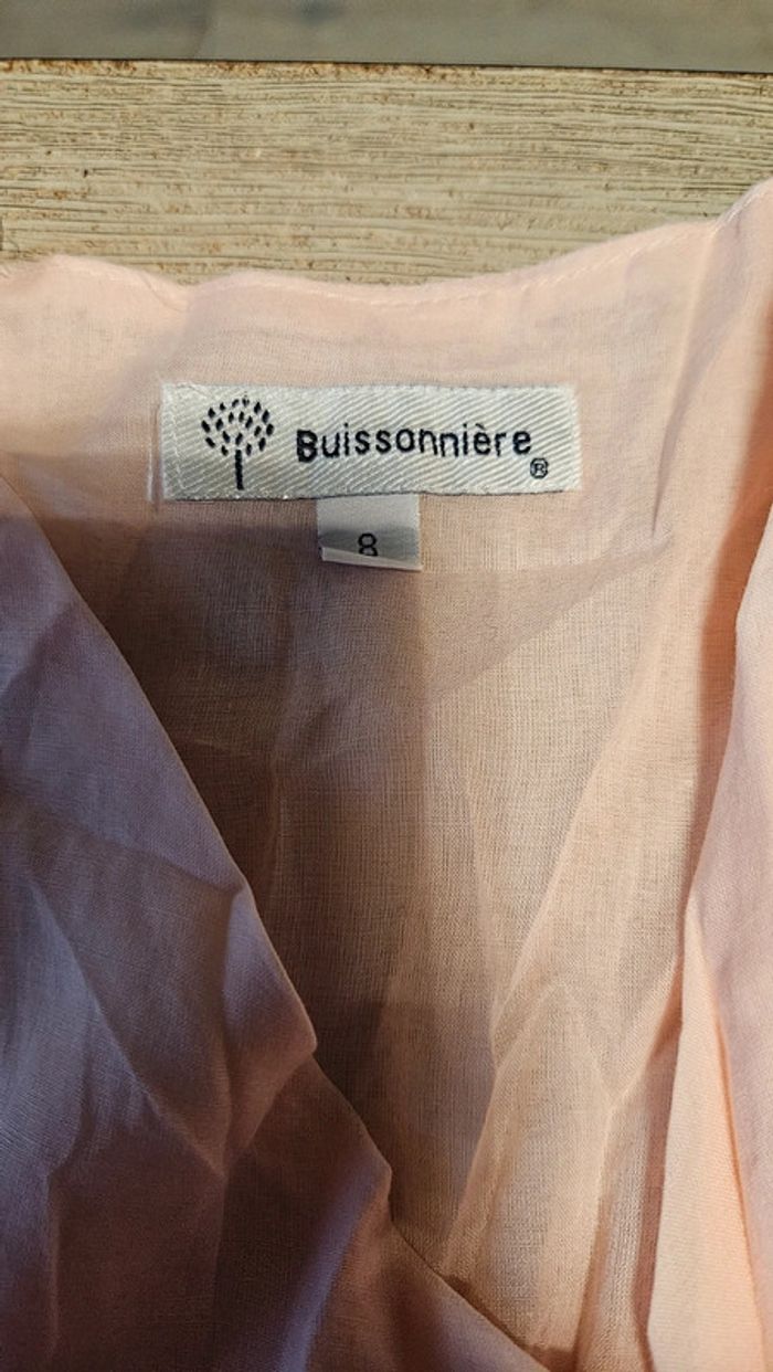 Magnifique robe rose clair sans manche, Buissonnière, 8 ans - photo numéro 8