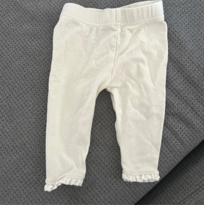 Legging avec dentelle