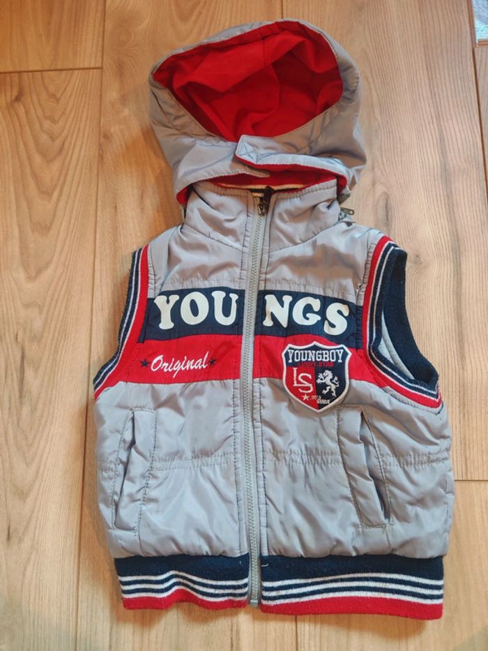 Veste sans manche 2 ans