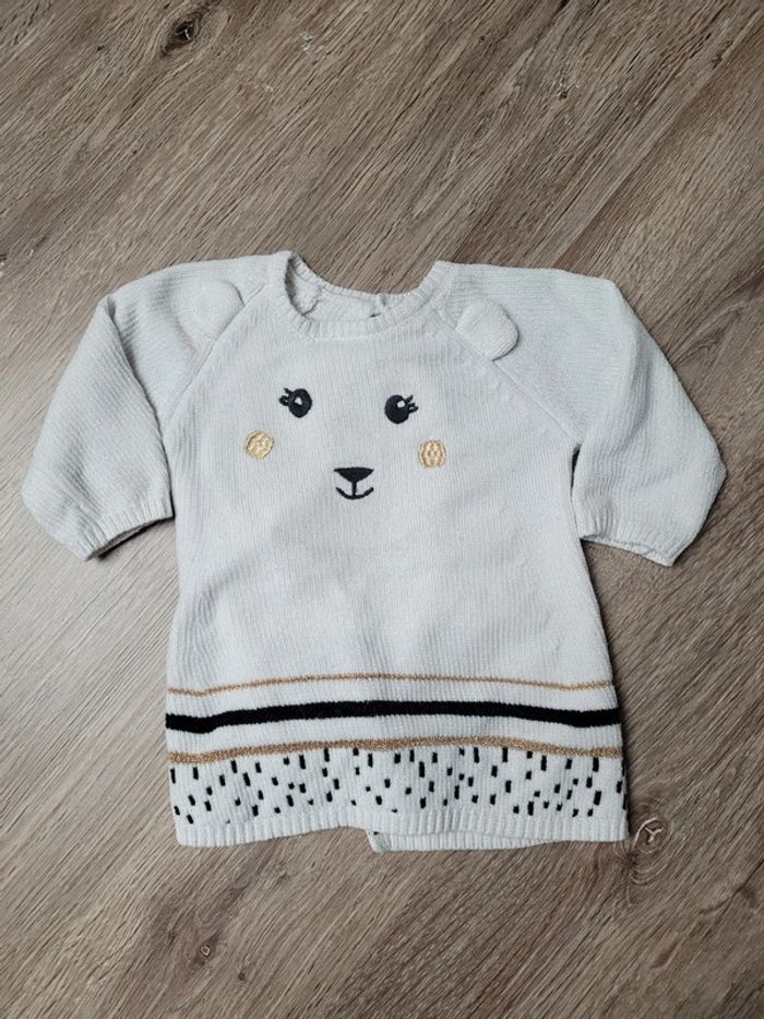 Robe pull toute douce 6 mois