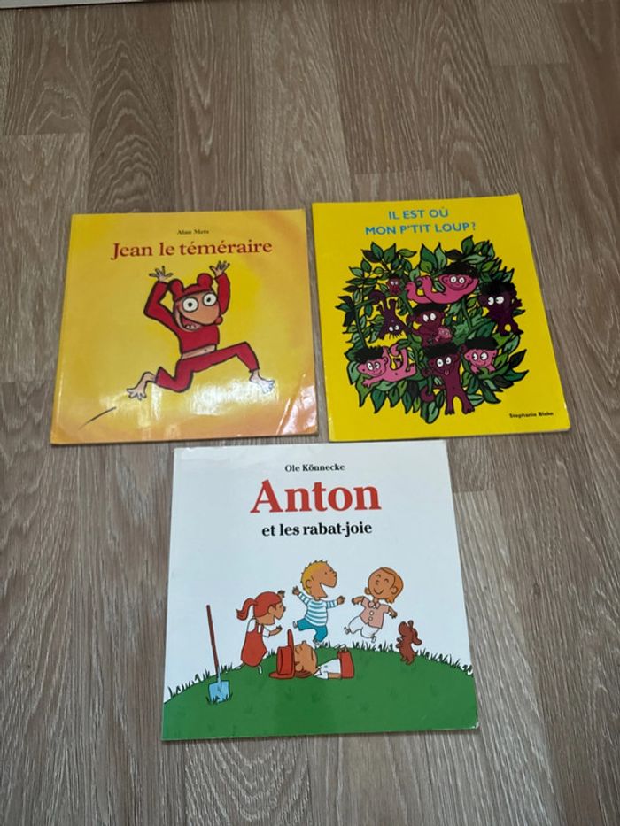 Lot de 3 livres - écoles des loisirs