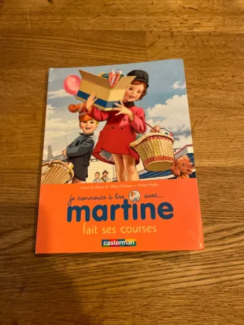 Livre Je commence à lire avec Martine fait ses courses