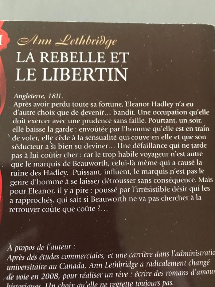 Livre La rebelle et le Libertin - photo numéro 3