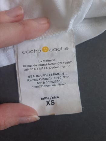 Tee shirt manche courte cache cache Oôra by m pokora