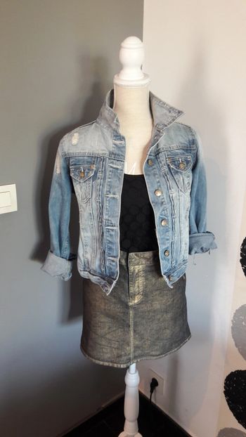 Belle jupe reflet bronze