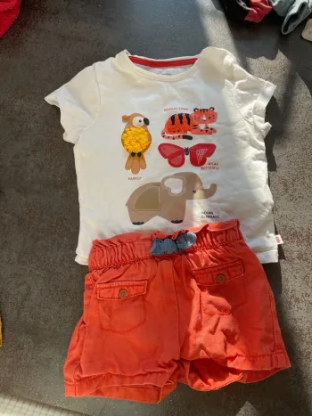 Ensemble t shirt + short