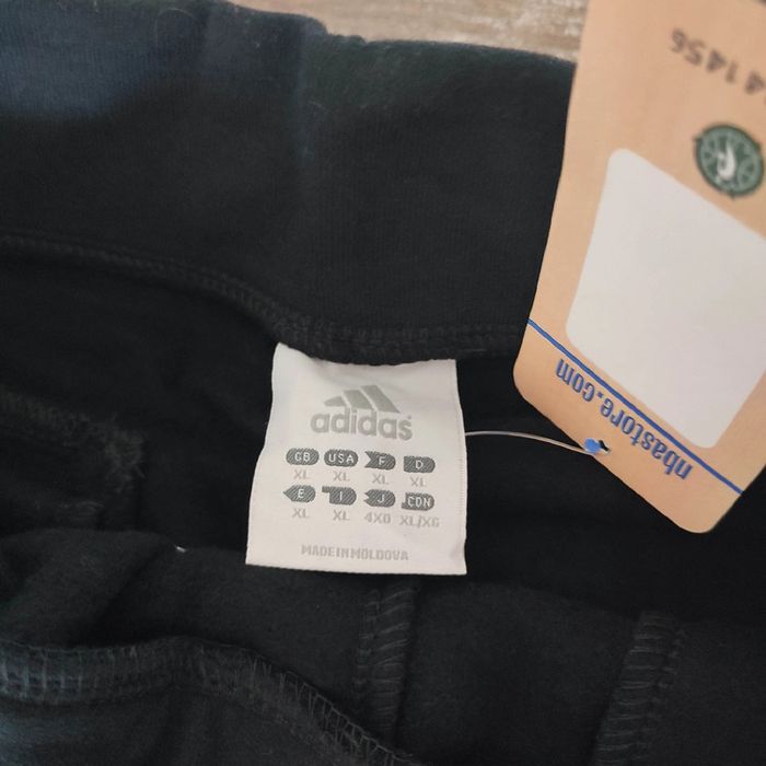 Pantalon de survêtement coton bas de jogging Adidas NBA Nets noir de 2010 taille M - photo numéro 12