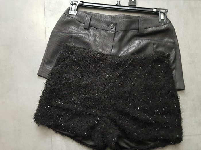 2 Shorts habillés Automnes hiver  36-38 dont un idéales fêtes noel.. - photo numéro 5