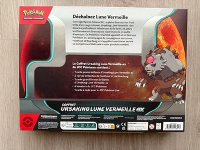 Coffret Pokémon Ursakinglune Vermeille Ex - photo numéro 2