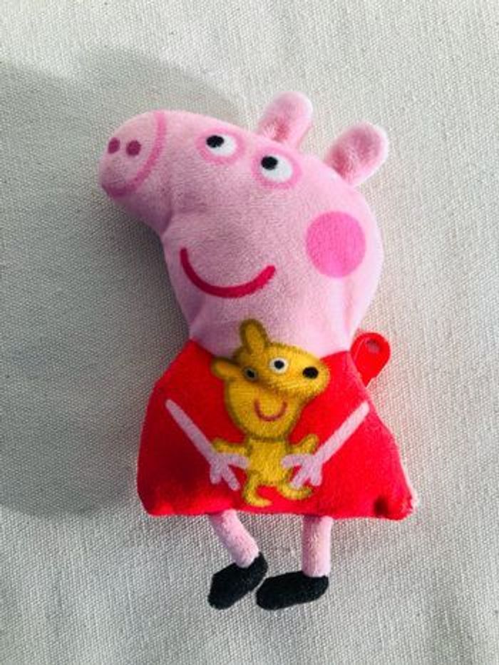 Porte monnaie peppa pig peluche rouge jaune - photo numéro 5