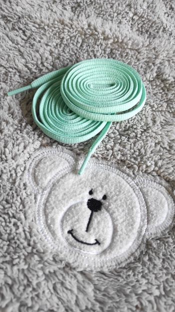 🌿 Lacets ovales 120 cm – Menthe