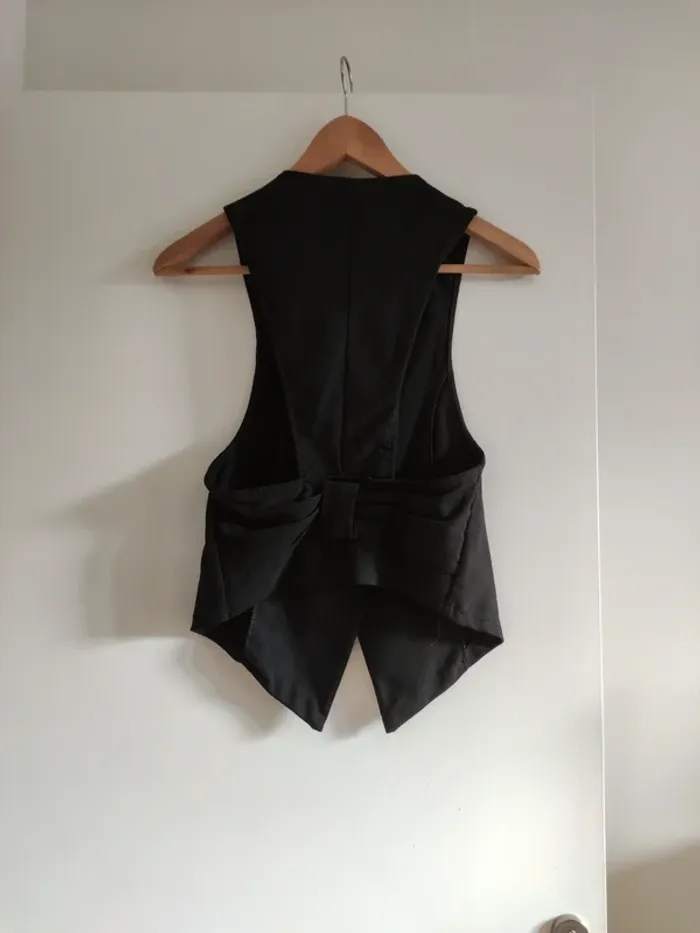 Veste manche courte - boutons - strass - T.1 - photo numéro 4