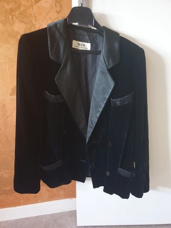 Veste de tailleur en velours