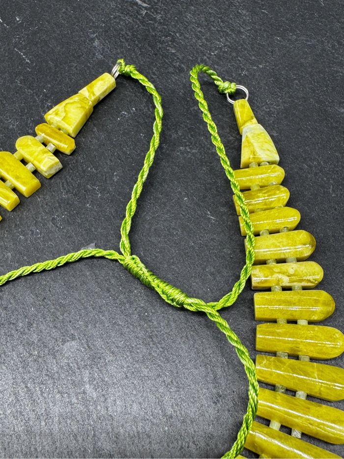 Collier vintage en pierre naturelle jade (shahmaqsood) - photo numéro 6