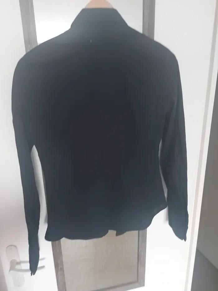 Chemise manches longues femme noire - photo numéro 5