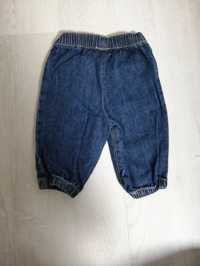 Pantalon jean bébé rêve 3 mois - photo numéro 3