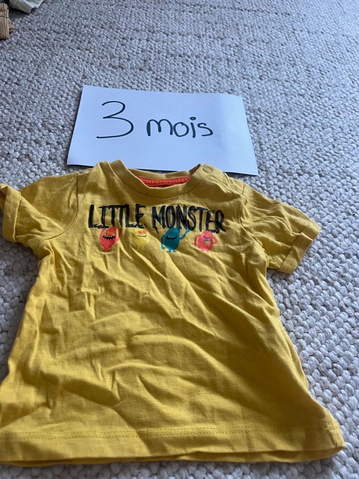 Tee shirt manche courte 3 mois - photo numéro 4