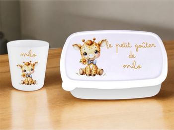 Set goûter personnalisé