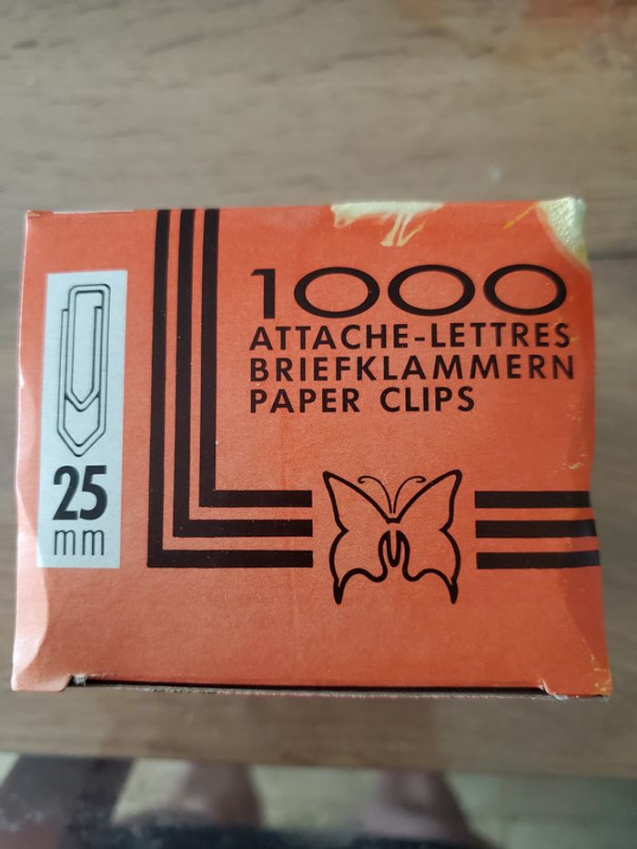lot de 1000 trombones 25 mm - photo numéro 4