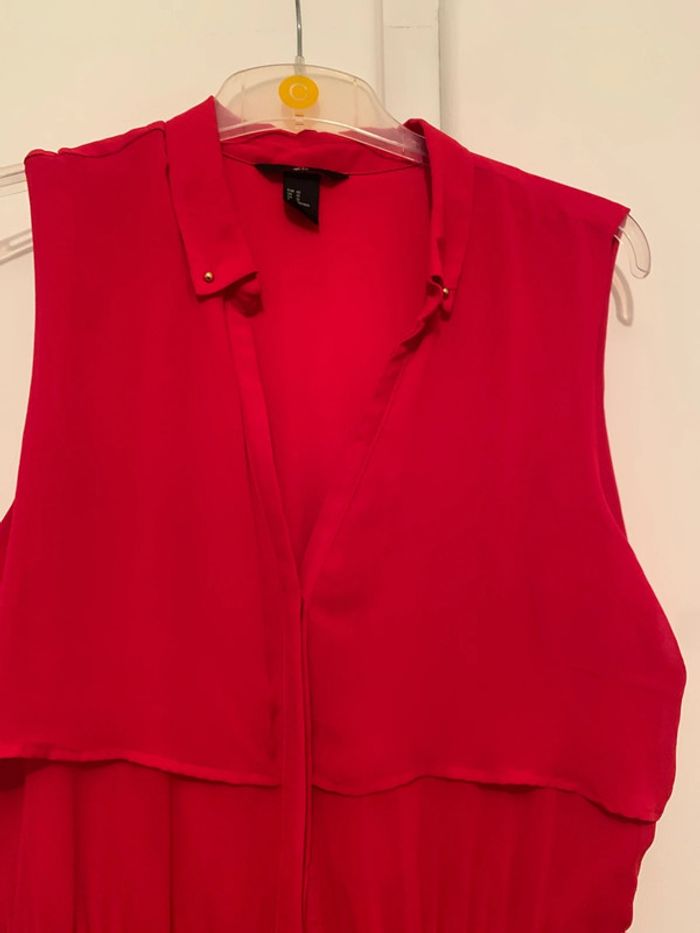 robe rouge sans manches - photo numéro 4